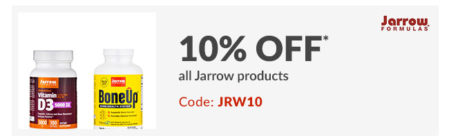 10% off* all Jarrow products