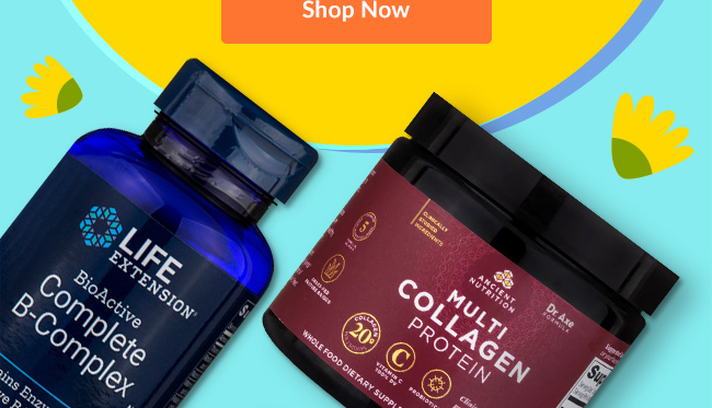 Up to 25% OFF* supplements & healthy faves