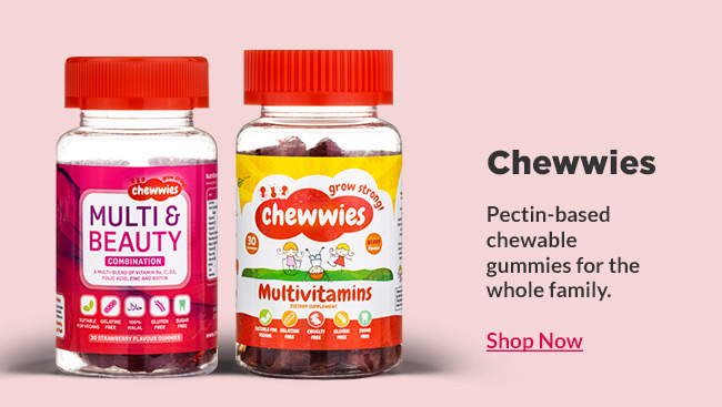 Pectin-based chewable gummies for the whole family. Shop Now