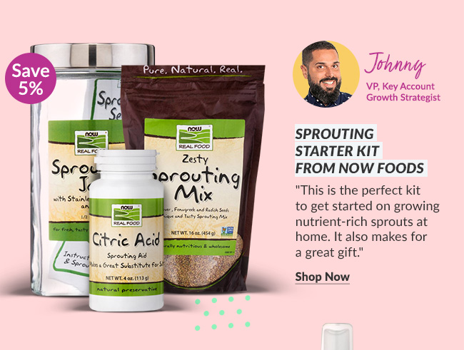 Sprouting Starter Kit from NOW Foods - Save 5% on a bundle