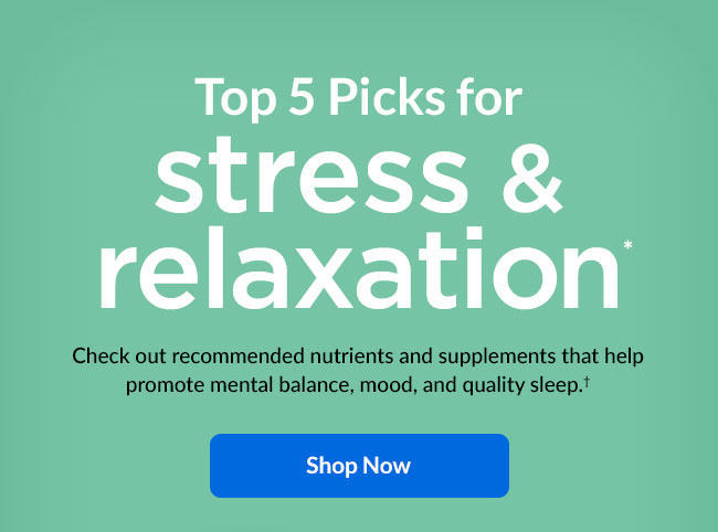Check out recommended nutrients and supplements that help promote mental balance, mood, and quality sleep.† Shop Now