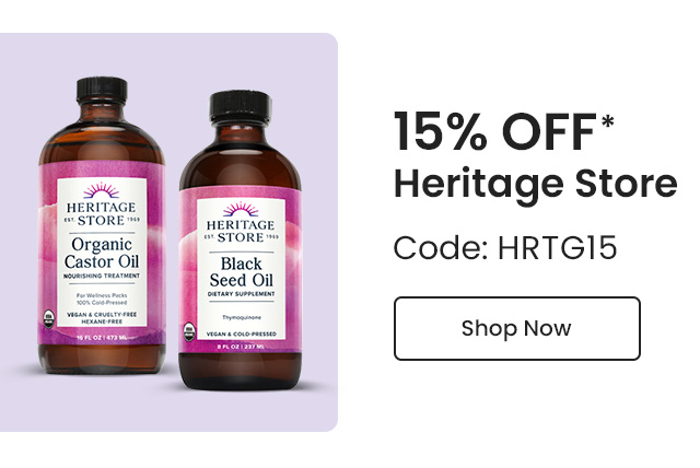 Heritage Store: 15% OFF* all Heritage Store products. Code: HRTG15. Shop Now.