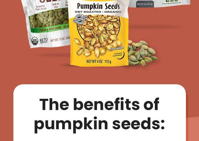 The benefits of pumpkin seeds: