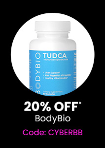 BodyBio: 20% off* all BodyBio products. Code: CYBERBB. Shop Now.
