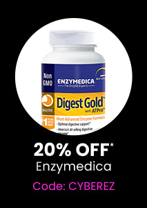 Enzymedica: 20% off* all Enzymedica products. Code: CYBEREZ. Shop Now.