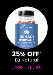 Eu Natural: 25% off* all Eu Natural products. Code: CYBEREU. Shop Now.