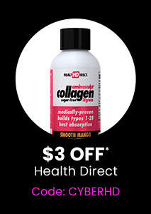 Health Direct: $3 off* all Health Direct Products. Code: CYBERHD. Shop Now.