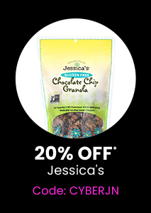 Jessica's Natural Foods: 20% off* all Jessica's Natural Foods products. Code: CYBERJN. Shop Now.