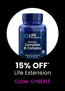 Life Extension: 15% off* all Life Extension products. Code: CYBERLE. Shop Now.