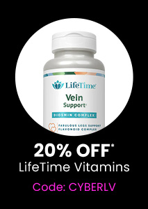 LifeTime Vitamins: 20% off* all LifeTime Vitamins products. Code: CYBERLV. Shop Now.