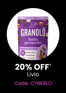 Livlo: 20% off* all Livlo products. Code: CYBERLO. Shop Now.