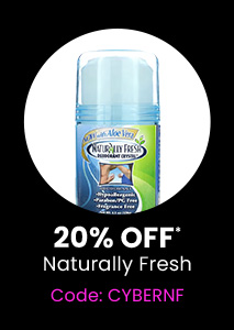 Naturally Fresh: 20% off* all Naturally Fresh products. Code: CYBERNF. Shop Now.