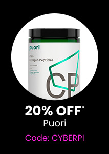 Puori: 20% off* all Puori products. Code: CYBERPI. Shop Now.