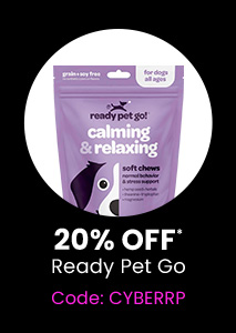 Ready Pet Go: 20% off* all Ready Pet Go products. Code: CYBERRP. Shop Now.