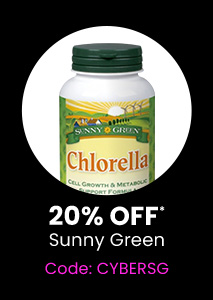 Sunny Green: 20% off* all Sunny Green products. Code: CYBERSG. Shop Now.