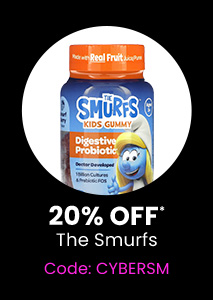 The Smurfs: 20% off* all The Smurfs products. Code: CYBERSM. Shop Now.