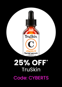 TruSkin: 25% off* all TruSkin products. Code: CYBERTS. Shop Now.