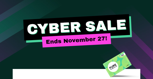 Cyber Sale. Ends November 27th!