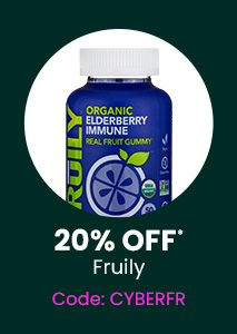 Fruily: 20% off* all Fruily products. Code: CYBERFR. Shop Now.