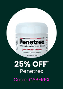 Penetrex: 25% off* all Penetrex products. Code: CYBERPX. Shop Now.