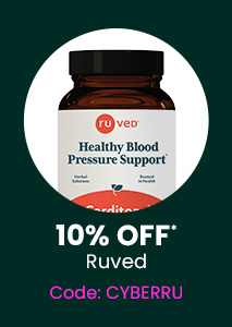 RUVED: 10% off* all RUVED products. Code: CYBERRU. Shop Now.