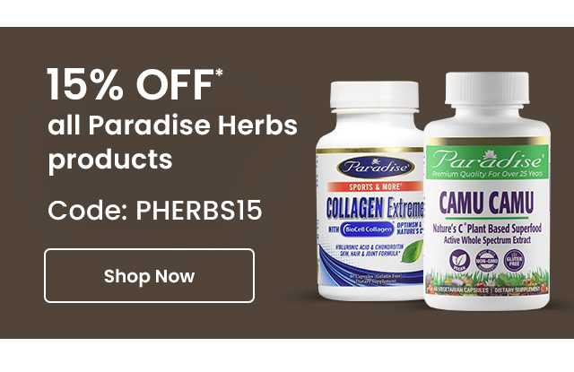 Paradise Herbs: 15% OFF* all Paradise Herbs products. Code: PHERBS15. Shop Now.