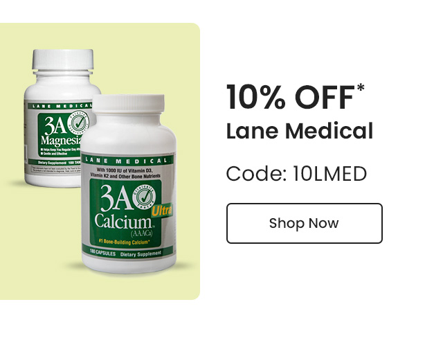 Lane Medical: 10% OFF* all Lane Medical products. Code: 10LMED. Shop Now.
