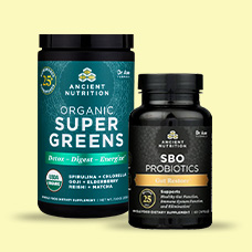 15% off* select Ancient Nutrition products. Code: ANT15
