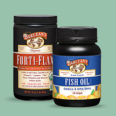 20% off* select Barlean's products. Code: BARLEAN20