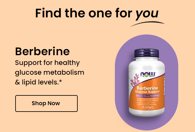Berberine: Support for healthy glucose metabolism and lipid levels.* Shop now.