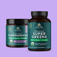 15% off* select Ancient Nutrition products. Code: ANT15