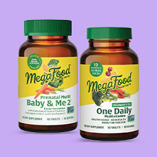 20% off* select MegaFood products. Code: MEGA20