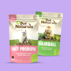 20% off* all Pet Naturals of Vermont products. Code: PETN20