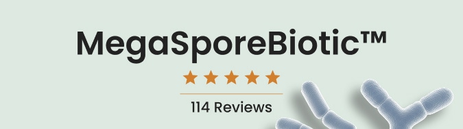 MegaSporeBiotic&trade;: 114 Reviews. 4.8 stars.