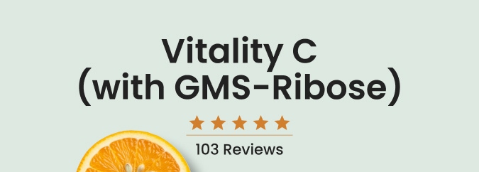 Vitality C (with GMS-Ribose): 103 reviews. 4.8 stars.