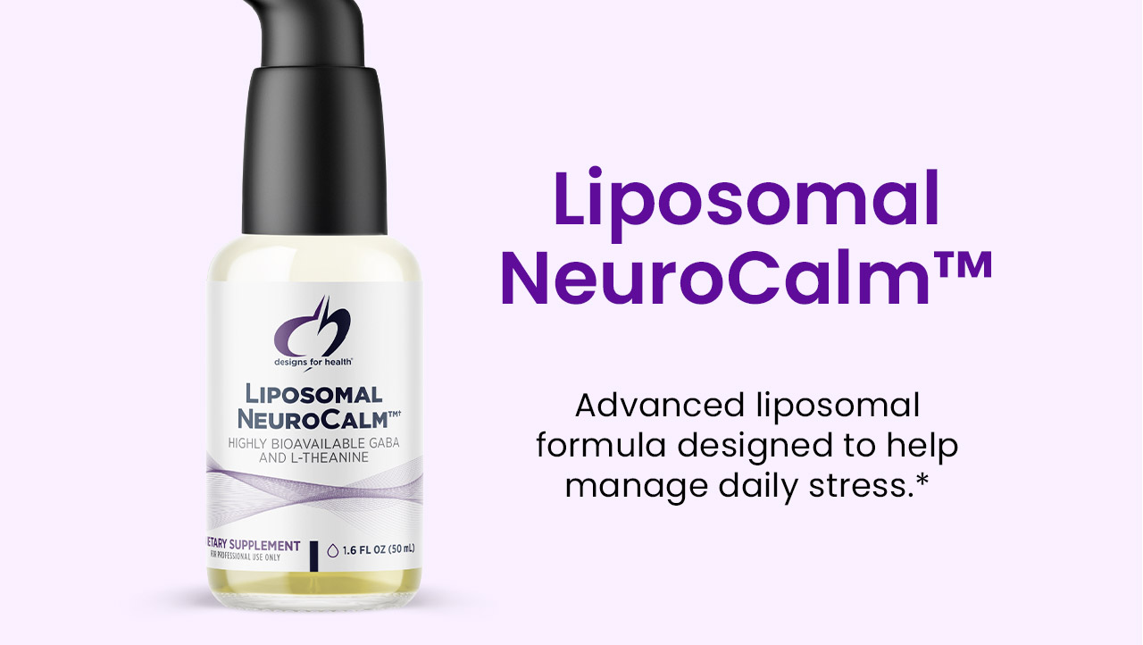 Liposomal NeuroCalm™ by Designs for Health: Advanced liposomal formula designed to help manage daily stress.*