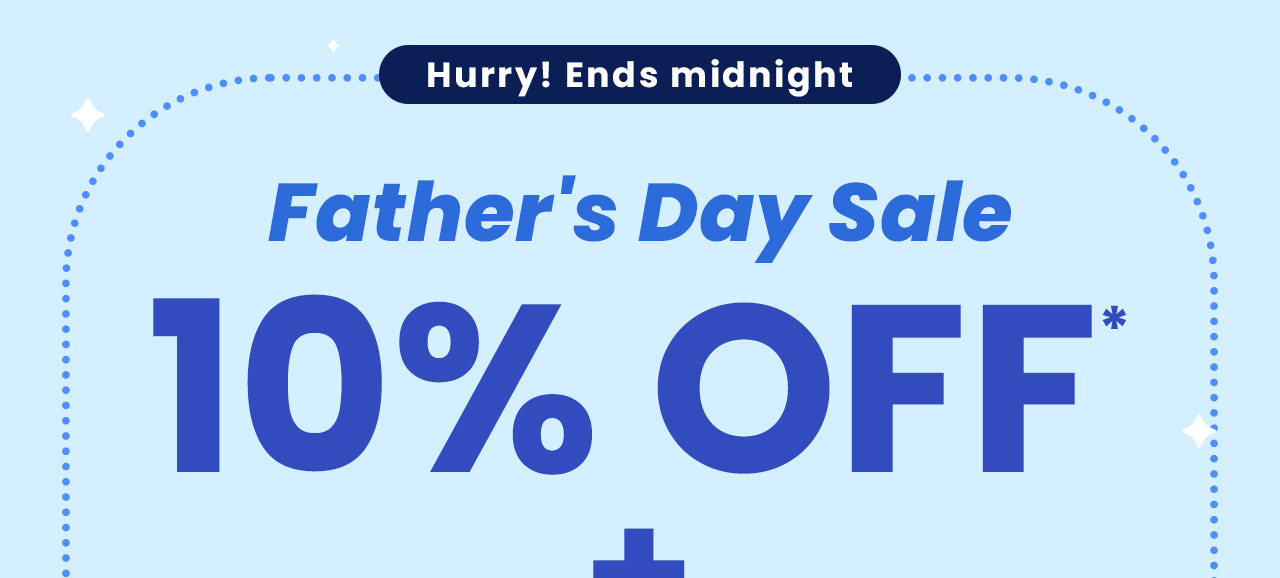 Father's Day Sale: 10% off* + free Weekly AM/PM Pill Organizer ($5.99 value) on orders of $49+. Use code: FATHERSDAY. Hurry! Ends midnight. Get my gift.