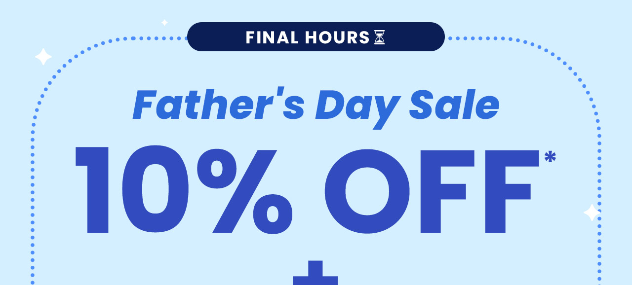 Father's Day Sale: 10% off* + free Weekly AM/PM Pill Organizer ($5.99 value) on orders of $49+. Use code: FATHERSDAY. Final hours. Get my gift.
