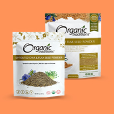 10% off* select Organic Traditions products. Code: TRAD10.
