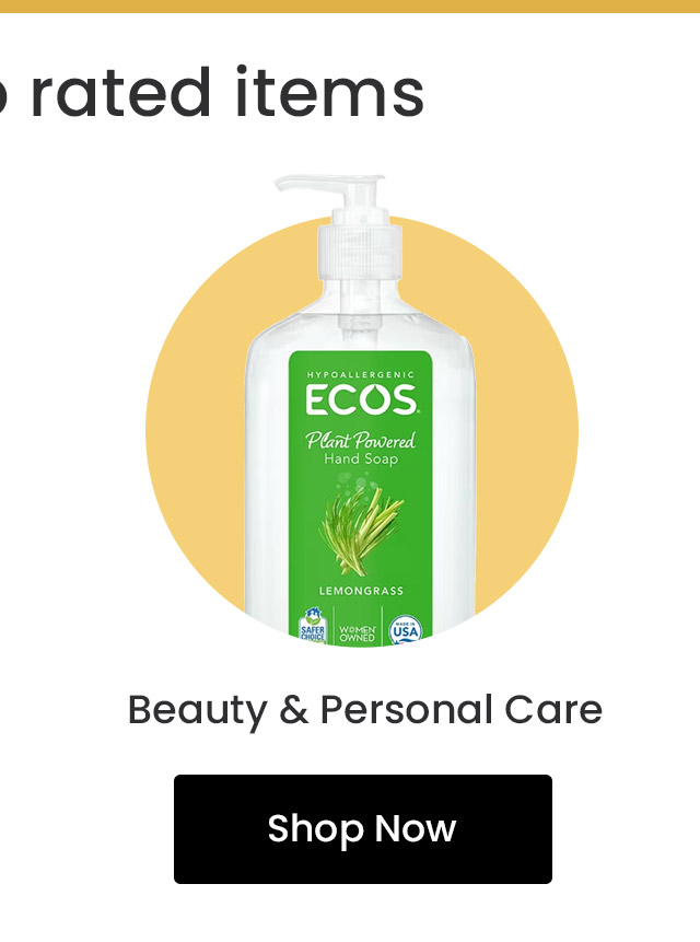 Shop beauty and personal care.