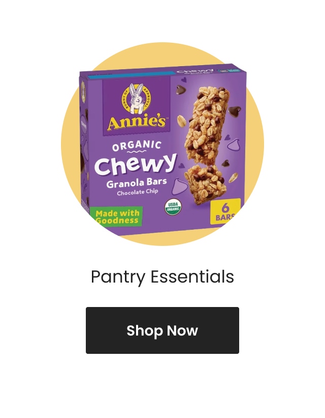 Shop pantry essentials.