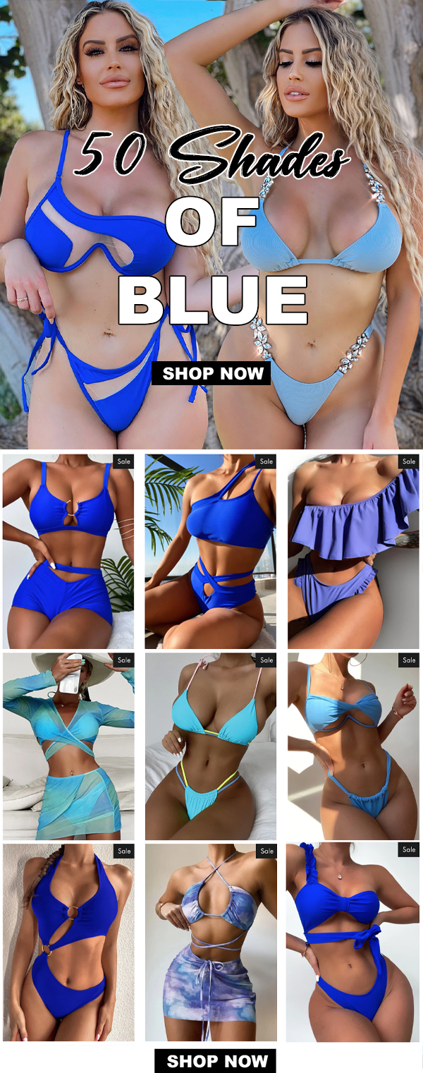 Sexy Blue Swimsuits