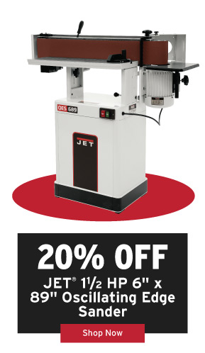 20% Off Jet Oscillating Edge Sander