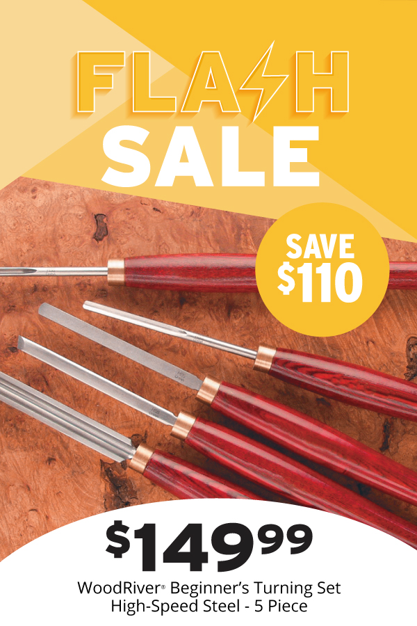 $110 Off WoodRiver Turning Tool Set