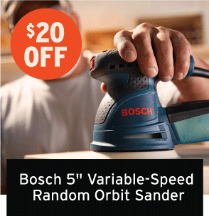 $20 Off Bosch Sander