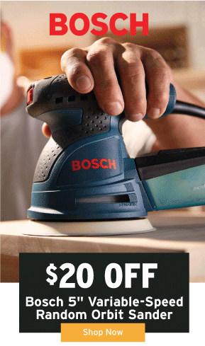 $20 Off Bosch Sander