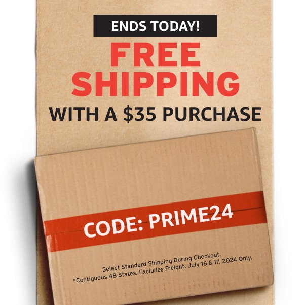 Free Shipping With A $35 Purchase