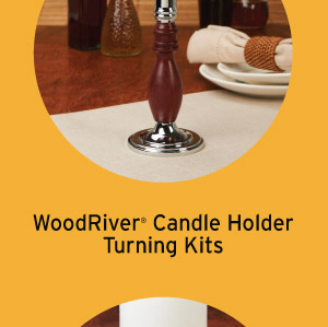 New WoodRiver Candle Holder Turning Kit