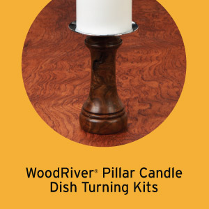 New WoodRiver Candle Dish Turning Kit