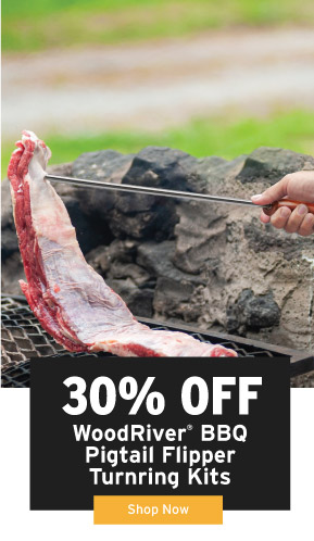 30% Off WoodRiver BBQ Pigtail Slipper Turning Kit